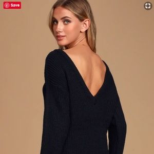 Lulu's Black Mini Dress